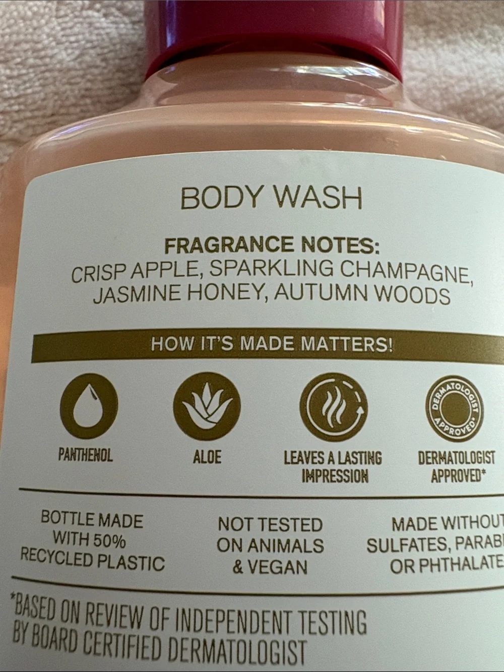 Bath & Body Works champagne apple